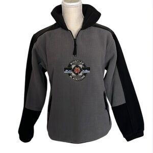 EXP DESIGNS BY LAGO APPAREL WHISTLER BLACKCOMB FLEECE 1/4 ZIP PULLOVER - Size S